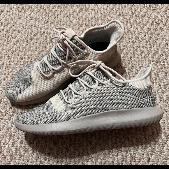adidas gazelle silver green womens Adidas Tubular Sneakers Gray Shadow Knit US Size W-6.5